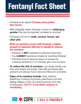 Fentanyl Poster - Fact Sheet