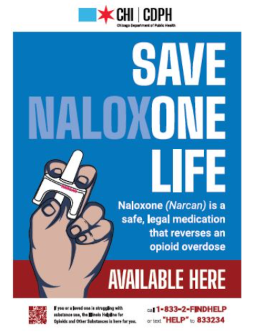 Naloxone Poster - Save One LIfe