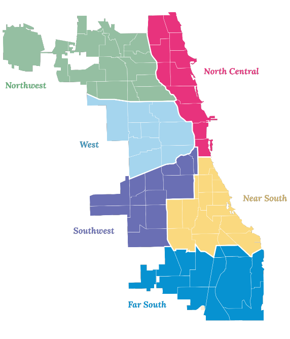 The Six Healthy Chicago Equity Zones