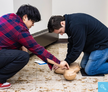 The Chicago Department of Public Health Community Health Response Corps received bystander CPR training from the American Heart Association.